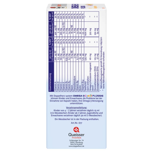 OMEGA-3 family FLÜSSIG أوميغا 3 على شكل سائل للعائلة