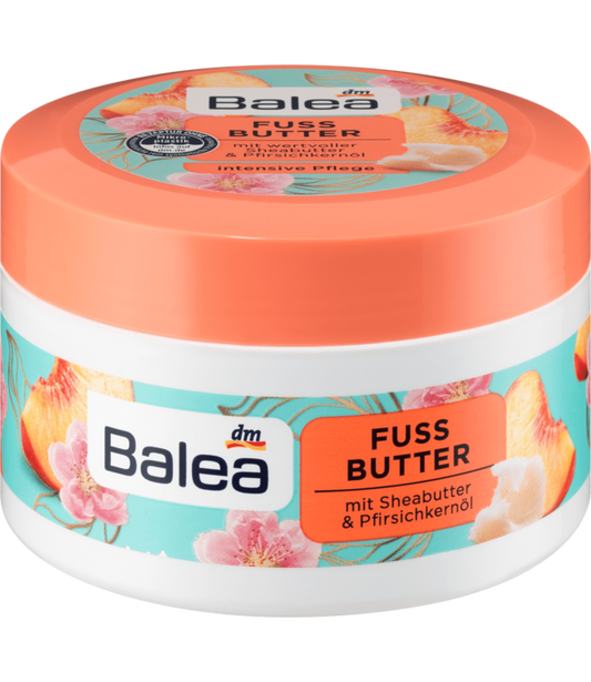 Fußbutter Sheabutter & Pfirsichkernöl   زبدة القدمين، زبدة الشيا وزيت نواة الخوخ