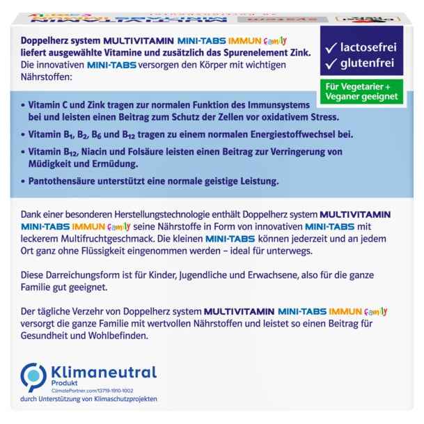 MULTIVITAMIN MINI-TABS family                         أقراص الفيتامينات لزيادة المناعة لجميع أفراد العائلة