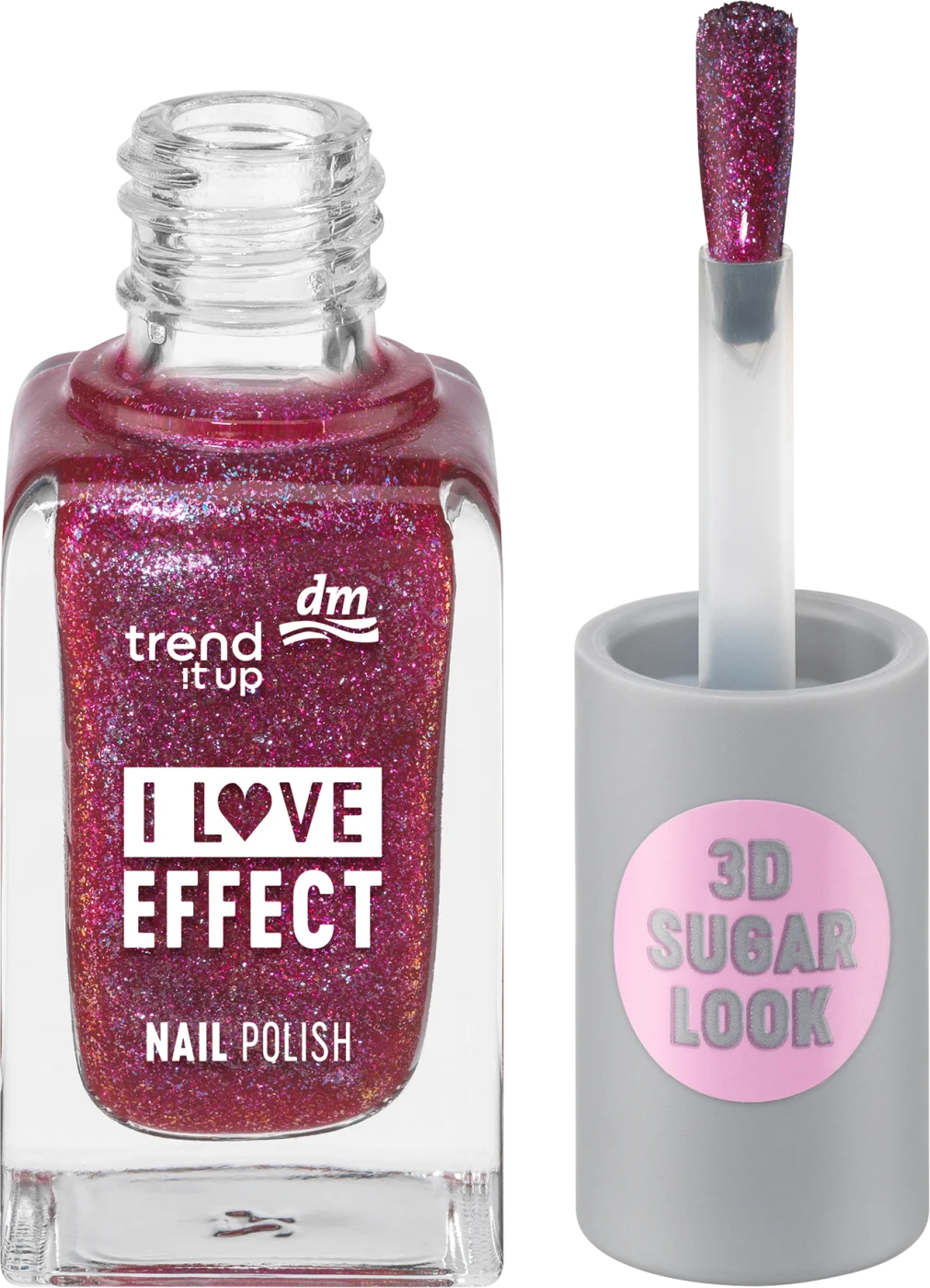 Nagellack Effect 070 Berry Glitter             طلاء أظافر تأثير 070 بيري جليتر