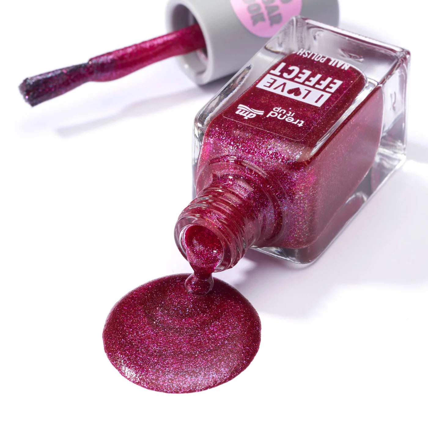 Nagellack Effect 070 Berry Glitter             طلاء أظافر تأثير 070 بيري جليتر