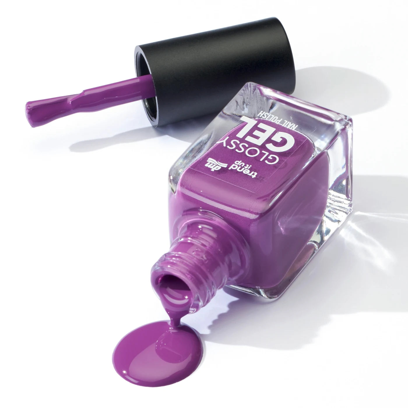 Nagellack Glossy Gel 160 Dark Plum Purple              طلاء أظافر جل لامع 160 أرجواني داكن