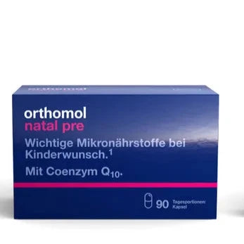 Orthomol Natal pre Kapseln 90 Kps.           أورثومول 90 كبسولة للسيدات الراغبات فى انجاب الاطفال