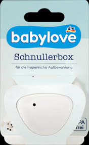 Schnullerbox hellgrau             صندوق اللهاية/ السكاتة باللون الرمادي الفاتح