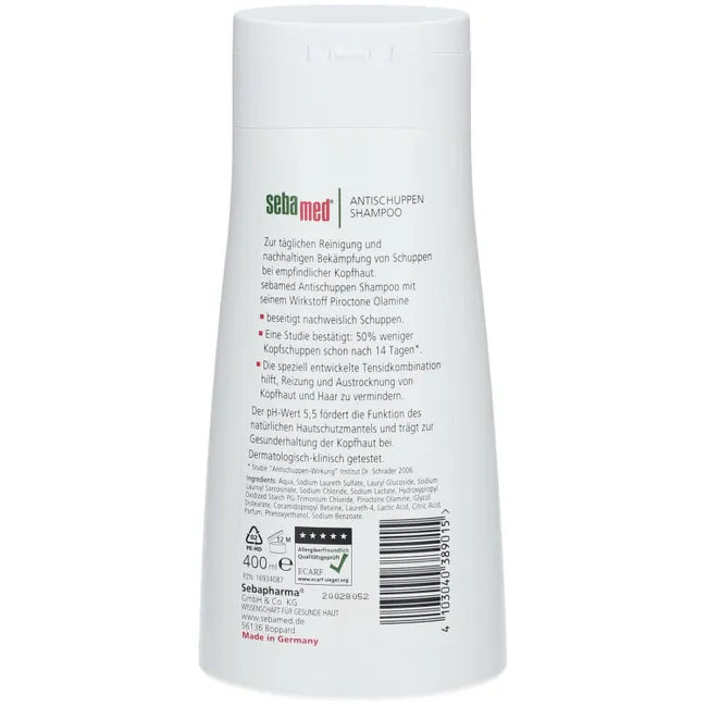 Sebamed Antischuppen Shampoo سيباميد شامبو مضاد للقشرة للعناية بالشعر 400 مل