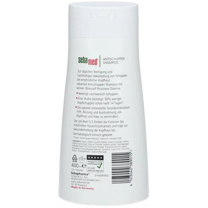 Sebamed Antischuppen Shampoo سيباميد شامبو مضاد للقشرة للعناية بالشعر 400 مل