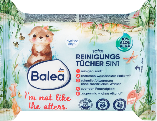 Softe Reinigungstücher I'm not like the otters                           مناديل تنظيف ناعمة للتنظيف و أزالة المكياج